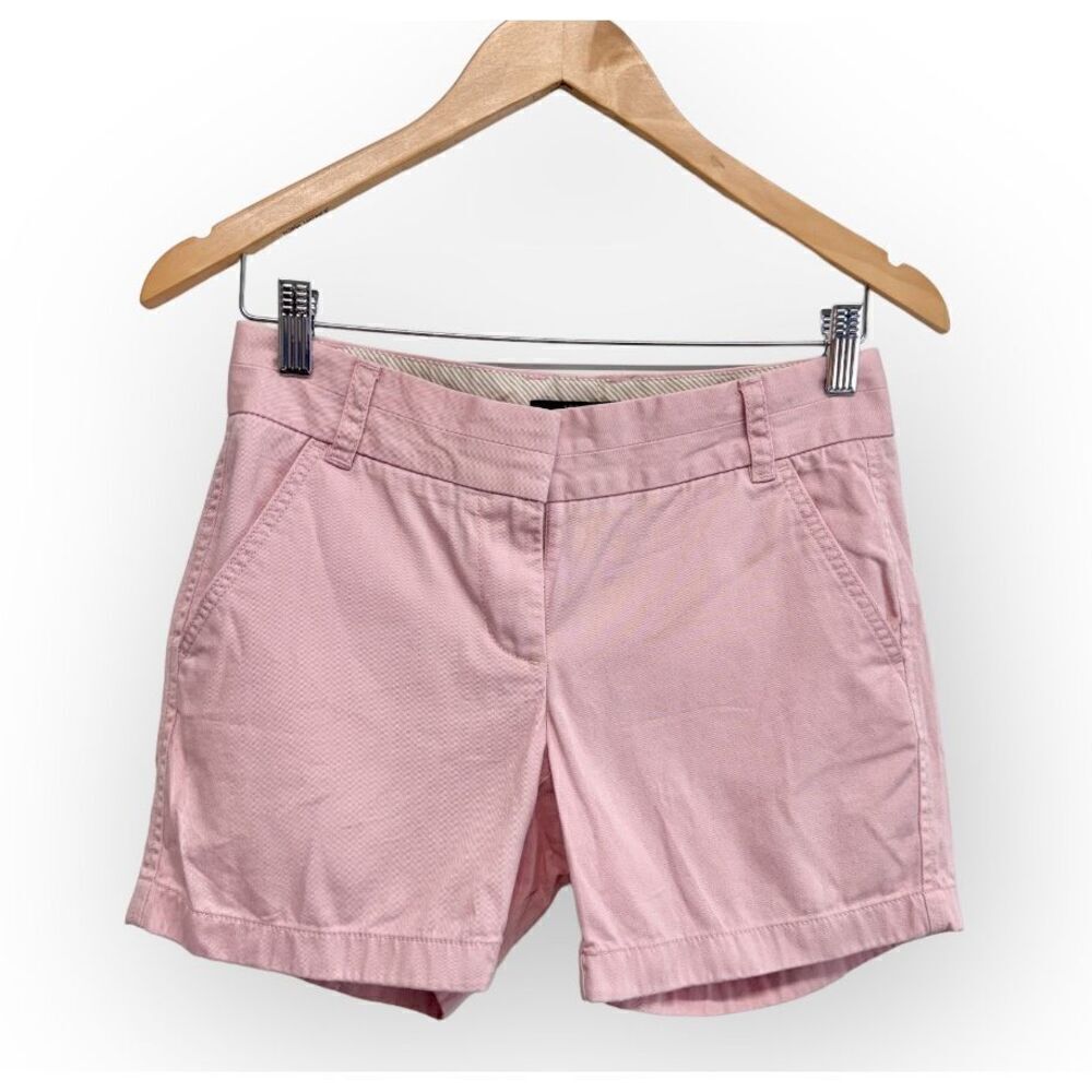 J. Crew Shorts Womens Size 00 Light Pink Chino With Pockets